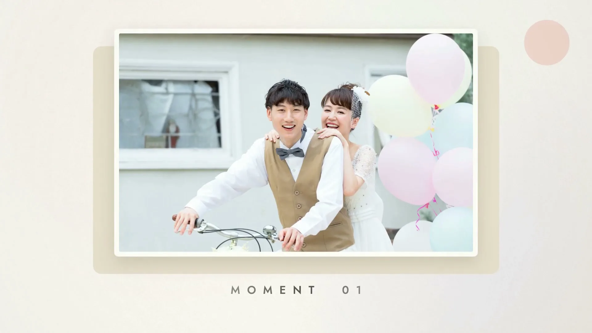 キメムビ｜結婚式ムービー作成アプリ（オープニング・プロフィール）